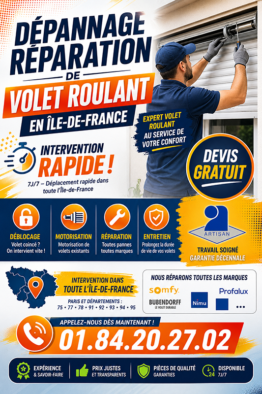 Reparateur Volet Roulant Antony 92160